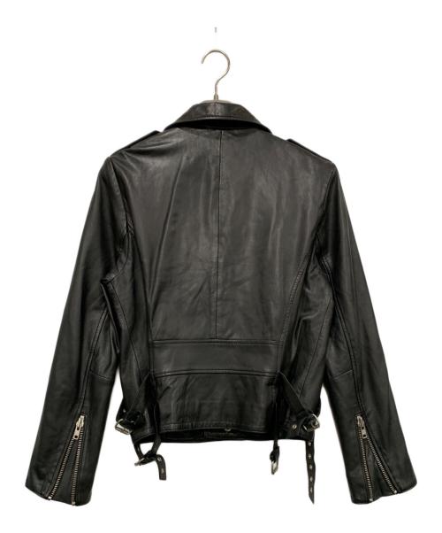 oak（オーク）oak (オーク) レザーライダースジャケット ブラック サイズ:XSサイズの古着・服飾アイテム
