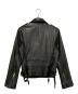 oak (オーク) レザーライダースジャケット ブラック サイズ:XSサイズ：5000円
