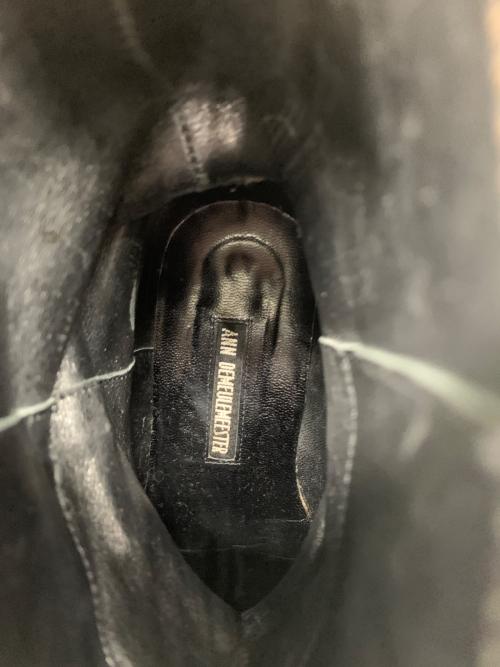 ANN DEMEULEMEESTER（アンドゥムルメステール）ANN DEMEULEMEESTER (アンドゥムルメステール) ミドルブーツ ブラウン サイズ:35の古着・服飾アイテム