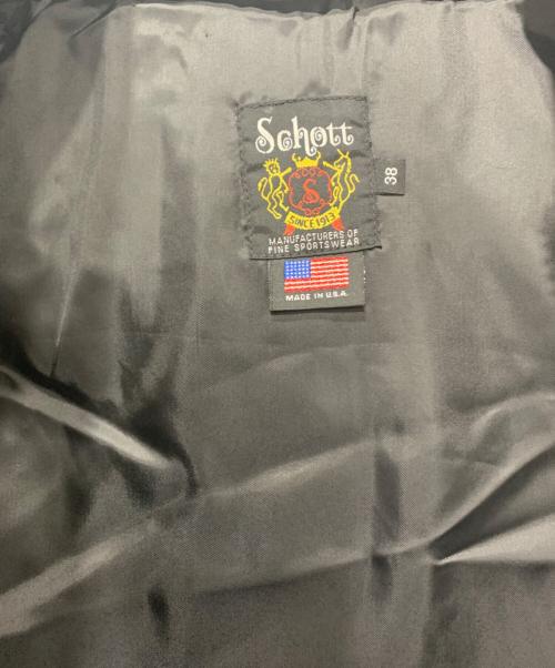 Schott（ショット）Schott (ショット) ダウンジャケット ブラウン サイズ:SIZE 38の古着・服飾アイテム