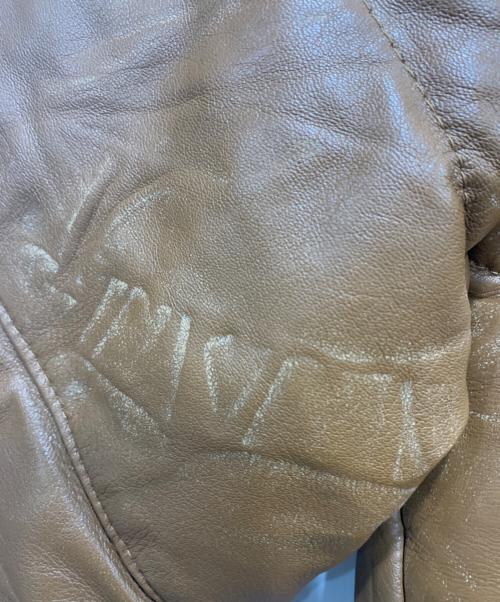 Schott（ショット）Schott (ショット) ダウンジャケット ブラウン サイズ:SIZE 38の古着・服飾アイテム