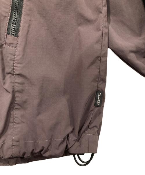 Cabaret Poval（キャバレーポバール）Cabaret Poval (キャバレーポバール) UTILITY PULLOVERハーフジップジャケット パープル サイズ:Lの古着・服飾アイテム