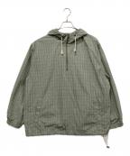 SQUEEZED DESIGNスクイーズ デザイン）の古着「ハーフジップパーカー」｜グリーン