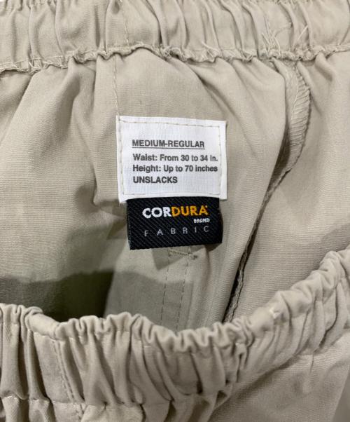 UNSLACKS（アンスラックス）UNSLACKS (アンスラックス) ACTIVE EASY PANTS ベージュ サイズ:SIZE 76cm (W30)の古着・服飾アイテム