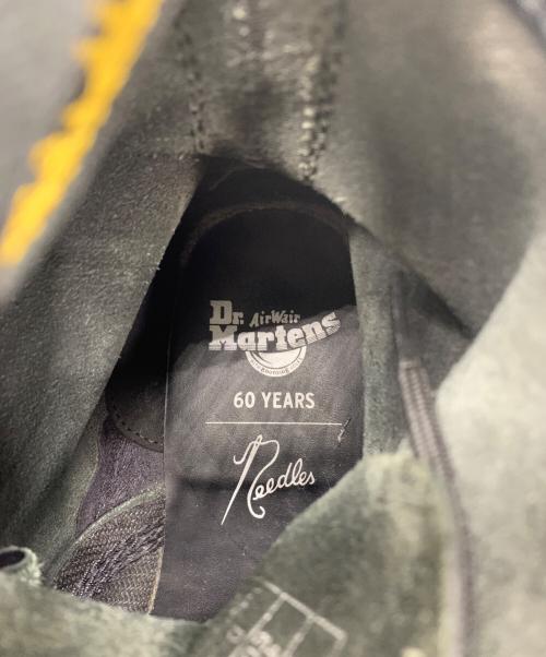 Dr.Martens（ドクターマーチン）Dr.Martens (ドクターマーチン) Needles (ニードルズ) 8ホールブーツ　60周年記念モデル ブラック×パープル サイズ:UK9の古着・服飾アイテム