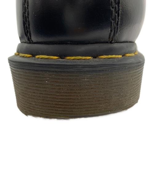 Dr.Martens（ドクターマーチン）Dr.Martens (ドクターマーチン) Needles (ニードルズ) 8ホールブーツ　60周年記念モデル ブラック×パープル サイズ:UK9の古着・服飾アイテム