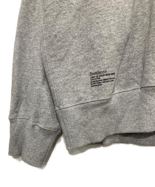 FreshService（フレッシュサービス）FreshService (フレッシュサービス) LIGHT OZ CREW NECK SWEAT グレー サイズ:SIZE Mの古着・服飾アイテム