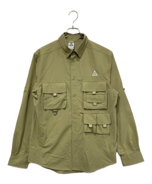 NIKE ACG（ナイキエーシージー）NIKE ACG (ナイキエーシージー) DF UV DEV TRAIL TOP オリーブ サイズ:Mサイズの古着・服飾アイテム