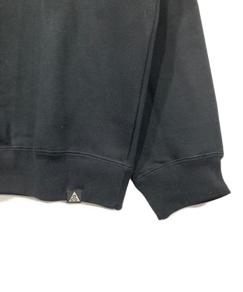 NIKE ACG（ナイキエーシージー）NIKE ACG (ナイキエーシージー) クルーネックスウェット ブラック サイズ:Mサイズ 未使用品の古着・服飾アイテム