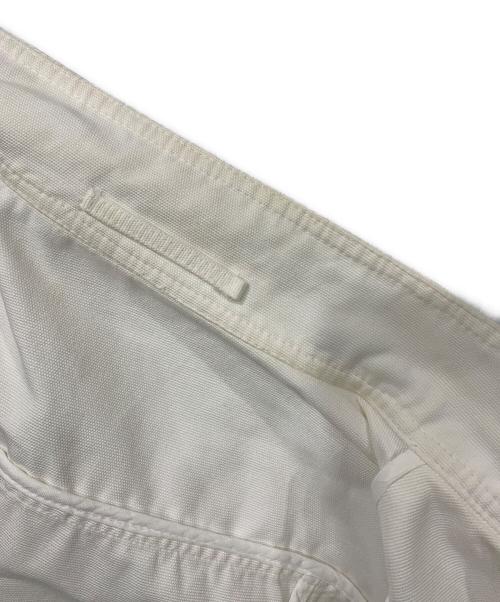 GUCCI（グッチ）GUCCI (グッチ) シングルコットンライダースジャケット ホワイト サイズ:SIZE 40の古着・服飾アイテム