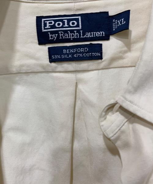 POLO RALPH LAUREN（ポロ・ラルフローレン）POLO RALPH LAUREN (ポロ・ラルフローレン) BENFORDレーヨン混シャツ ベージュ サイズ:XLサイズの古着・服飾アイテム