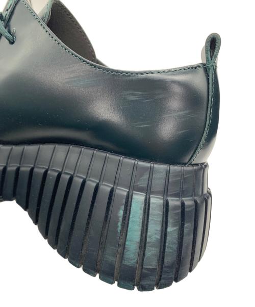 CAMPER（カンペール）CAMPER (カンペール) フラットシューズ グリーン サイズ:39の古着・服飾アイテム