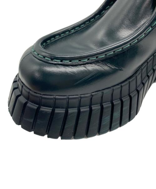 CAMPER（カンペール）CAMPER (カンペール) フラットシューズ グリーン サイズ:39の古着・服飾アイテム