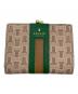 LANVIN COLLECTION（ランバンコレクション）の古着「フェリアパース　2つ折り財布」｜ベージュ×グリーン