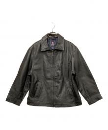 CHAPS RALPH LAUREN（チャップス ラルフローレン）の古着「レザージャケット」｜ブラック