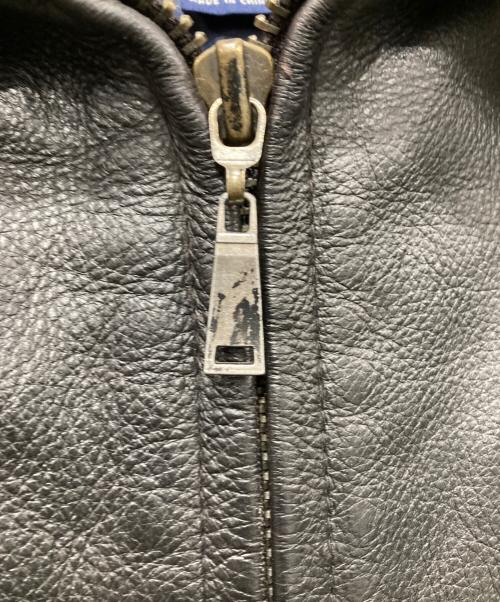 CHAPS RALPH LAUREN（チャップス ラルフローレン）CHAPS RALPH LAUREN (チャップス ラルフローレン) レザージャケット ブラック サイズ:Mサイズの古着・服飾アイテム