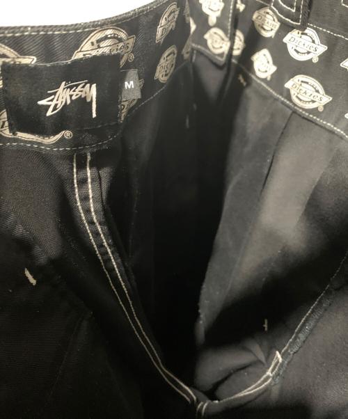 Dickies（ディッキーズ）Dickies (ディッキーズ) stussy (ステューシー) オーバーオール ブラック サイズ:SIZE Mの古着・服飾アイテム