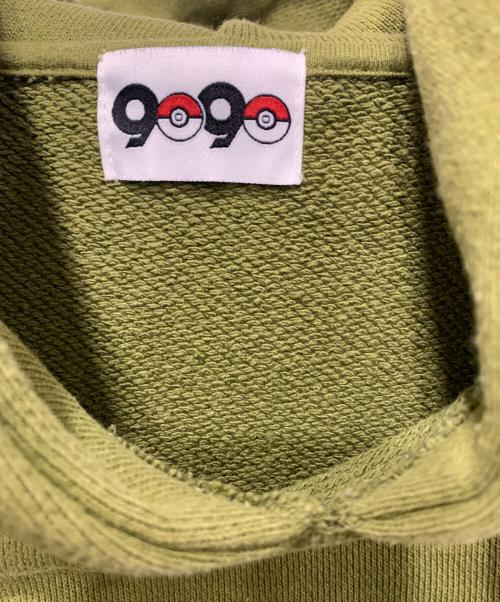 9090（9090）9090 (9090) ポケットモンスター (ポケットモンスター) プルオーバーパーカー グリーン サイズ:Lサイズの古着・服飾アイテム
