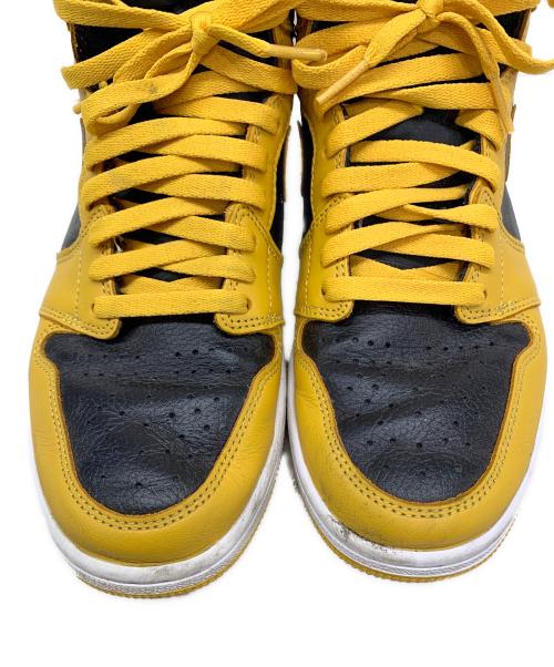 NIKE（ナイキ）NIKE (ナイキ) ハイカットスニーカー イエロー×ブラック サイズ:27.5cmの古着・服飾アイテム