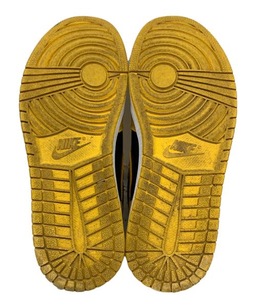 NIKE（ナイキ）NIKE (ナイキ) ハイカットスニーカー イエロー×ブラック サイズ:27.5cmの古着・服飾アイテム