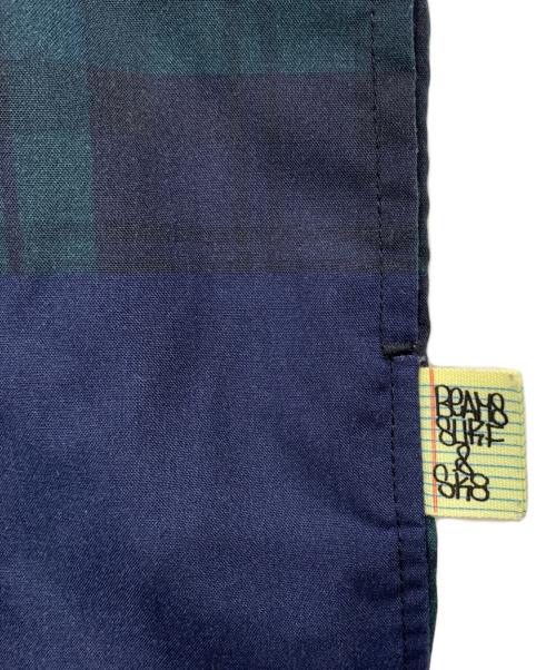 SSZ（エスエスズィー）SSZ (エスエスズィー) 長袖シャツ ネイビー×グリーン サイズ:Sサイズの古着・服飾アイテム