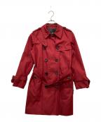 COACHコーチ）の古着「トレンチコート」｜レッド