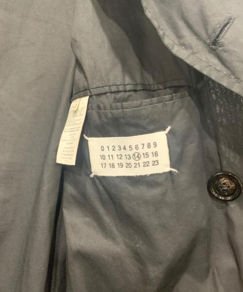 Maison Martin Margiela（メゾンマルタンマルジェラ）Maison Martin Margiela (メゾンマルタンマルジェラ) トレンチコート ブラック サイズ:SIZE 54の古着・服飾アイテム