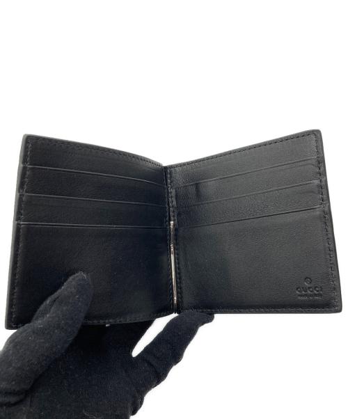 GUCCI（グッチ）GUCCI (グッチ) マネークリップ　グッチインプリント ブラックの古着・服飾アイテム