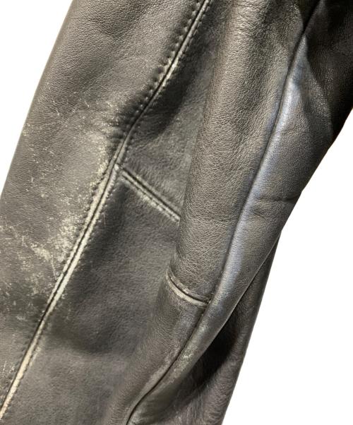 HARLEY-DAVIDSON（ハーレーダビッドソン）HARLEY-DAVIDSON (ハーレーダビッドソン) シングルライダースジャケット ブラック サイズ:Lサイズの古着・服飾アイテム