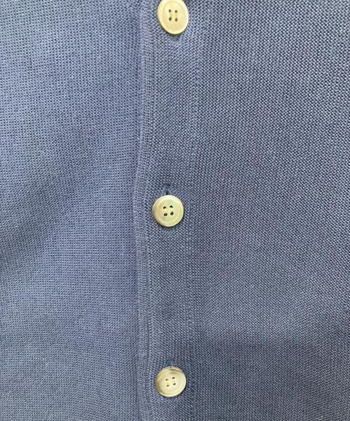 Yonetomi（ヨネトミ）Yonetomi (ヨネトミ) 厚手カーディガン ネイビー サイズ:SIZE 3の古着・服飾アイテム