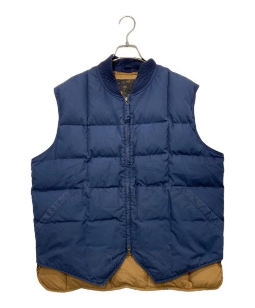 Eddie Bauer（エディーバウアー）Eddie Bauer (エディーバウアー) ダウンベスト ネイビー サイズ:Lサイズの古着・服飾アイテム
