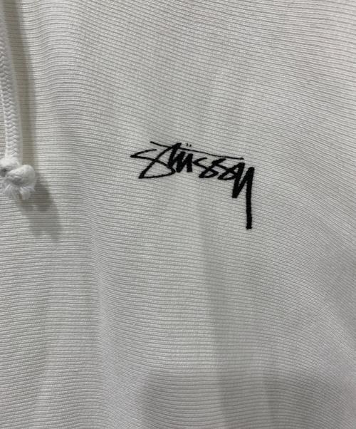 stussy（ステューシー）stussy (ステューシー) プルオーバーパーカー ホワイト サイズ:XXLサイズの古着・服飾アイテム