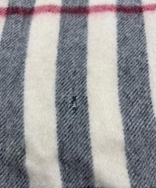 BURBERRY（バーバリー）BURBERRY (バーバリー) カシミヤノバチェックマフラー ベージュの古着・服飾アイテム