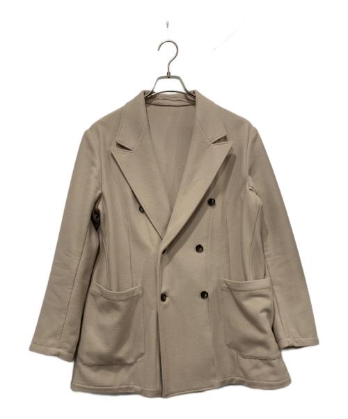 pelemele（ペールメール）pelemele (ペールメール) DOUBLE JACKET FRANNEL ベージュ サイズ:Lサイズの古着・服飾アイテム