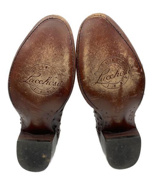 LUCCHESE（ルケーシー）LUCCHESE (ルケーシー) ウェスタンブーツ ブラウン サイズ:SIZE 8の古着・服飾アイテム