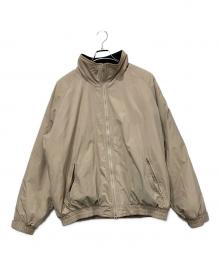 EVISTUB（エヴィスタブ）の古着「ルーズフィットフリースジャケット」｜ベージュ