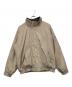 EVISTUB（エヴィスタブ）の古着「ルーズフィットフリースジャケット」｜ベージュ