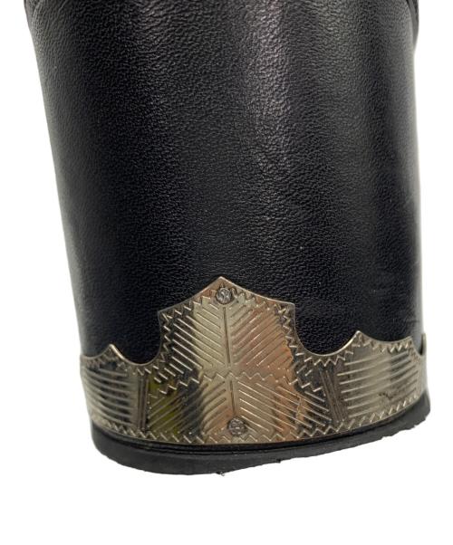 TOGA PULLA（トーガ プルラ）TOGA PULLA (トーガ プルラ) ウェスタンブーツ ブラック サイズ:37の古着・服飾アイテム
