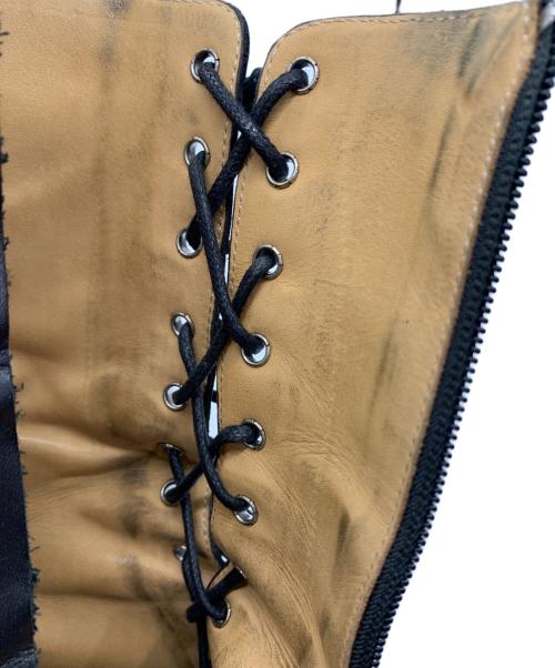 TOGA PULLA（トーガ プルラ）TOGA PULLA (トーガ プルラ) ウェスタンブーツ ブラック サイズ:37の古着・服飾アイテム