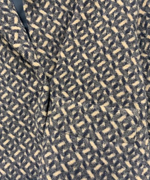 DRIES VAN NOTEN（ドリスヴァンノッテン）DRIES VAN NOTEN (ドリスヴァンノッテン) ウールジャケット ブラック×ベージュ サイズ:Sサイズの古着・服飾アイテム