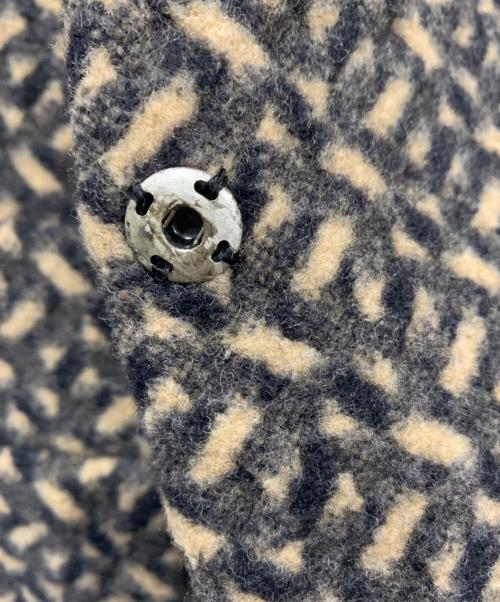 DRIES VAN NOTEN（ドリスヴァンノッテン）DRIES VAN NOTEN (ドリスヴァンノッテン) ウールジャケット ブラック×ベージュ サイズ:Sサイズの古着・服飾アイテム