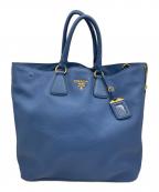 PRADAプラダ）の古着「ヴィッテロダイノ　トートバッグ」｜ブルー