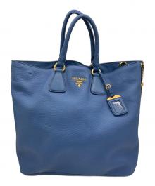 PRADA（プラダ）の古着「ヴィッテロダイノ　トートバッグ」｜ブルー