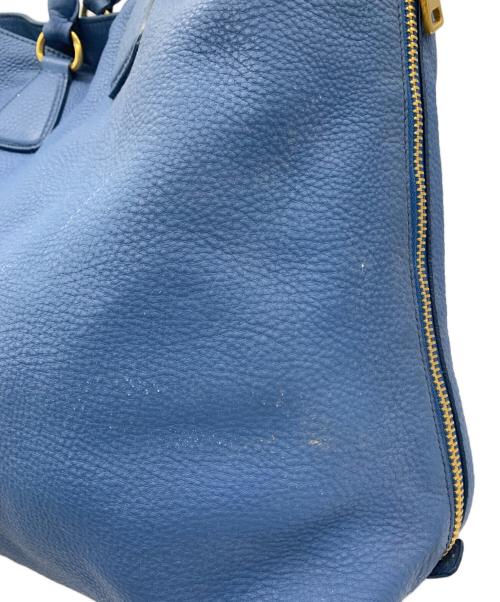PRADA（プラダ）PRADA (プラダ) ヴィッテロダイノ　トートバッグ ブルーの古着・服飾アイテム