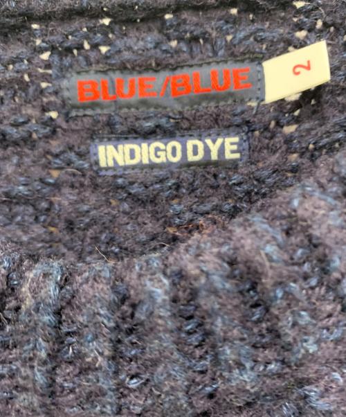 BLUE BLUE（ブルーブルー）BLUE BLUE (ブルーブルー) アランニット ネイビー サイズ:SIZE 2の古着・服飾アイテム