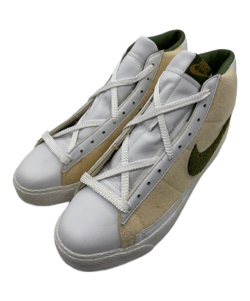 NIKE SB（ナイキエスビー）NIKE SB (ナイキエスビー) 【観賞用】Nike SB Blazer ベージュ×グリーン×ホワイト サイズ:27.5cm 未使用品の古着・服飾アイテム
