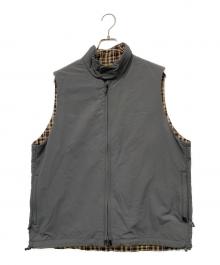 DAIWA（ダイワ）の古着「TECH REVERSIBLE TREKKING VEST」｜グレー×ブラウン
