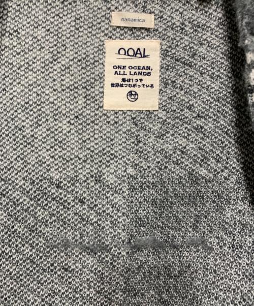 nanamica（ナナミカ）nanamica (ナナミカ) Mohair Hooded Shirt Jacket グレー サイズ:SIZE1の古着・服飾アイテム