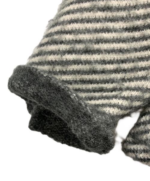 nanamica（ナナミカ）nanamica (ナナミカ) Mohair Hooded Shirt Jacket グレー サイズ:SIZE1の古着・服飾アイテム