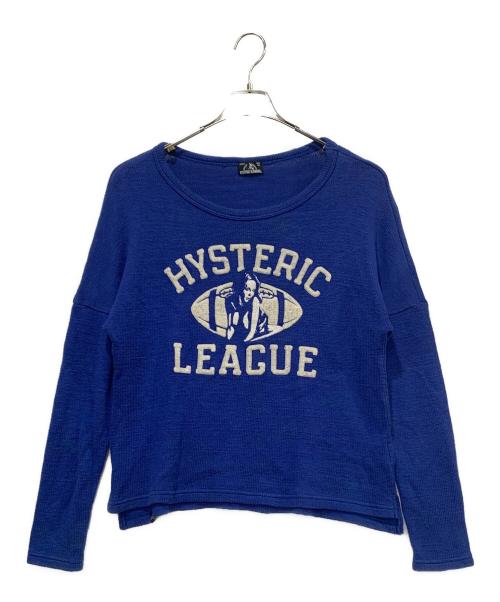 Hysteric Glamour（ヒステリックグラマー）Hysteric Glamour (ヒステリックグラマー) 薄手ニット ブルー サイズ:SIZE Freeの古着・服飾アイテム